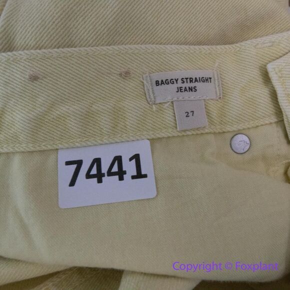 New! Madewell Baggy Straight Jeans: Garment-Dyed Edition, size 27 - Picture 13 of 15